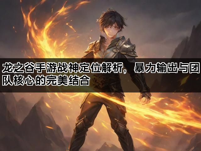龙之谷手游战神定位解析，暴力输出与团队核心的完美结合