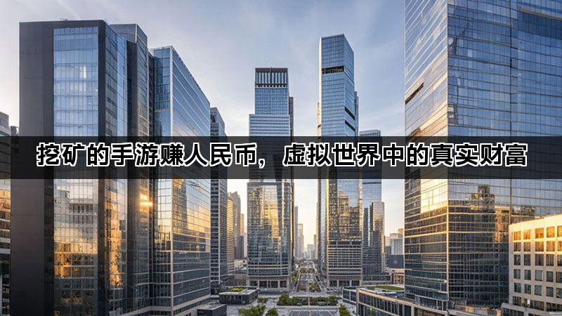挖矿的手游赚人民币，虚拟世界中的真实财富
